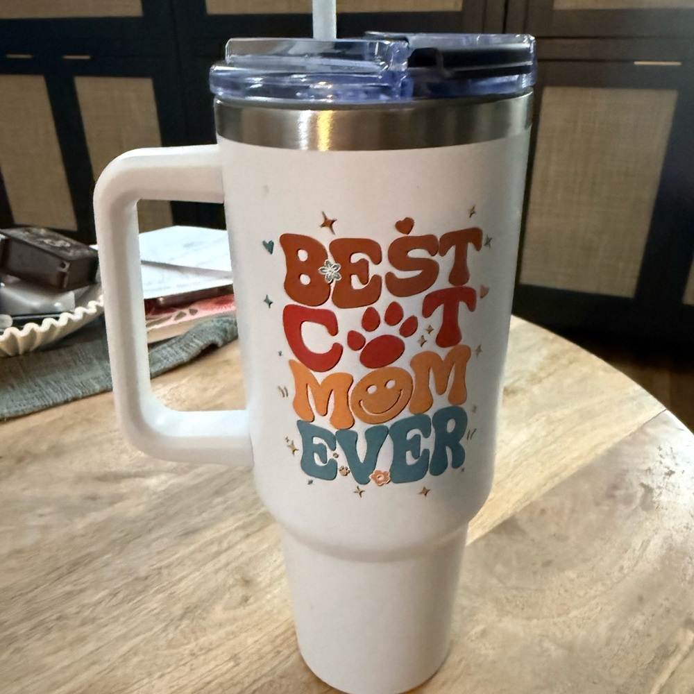 Best Cat Mom Ever Tumbler, 40 oz